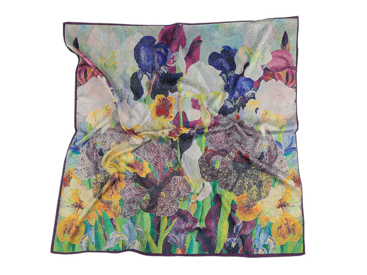 Eșarfă din satin 70x70 cm - Roșu coral (1 Bucată)