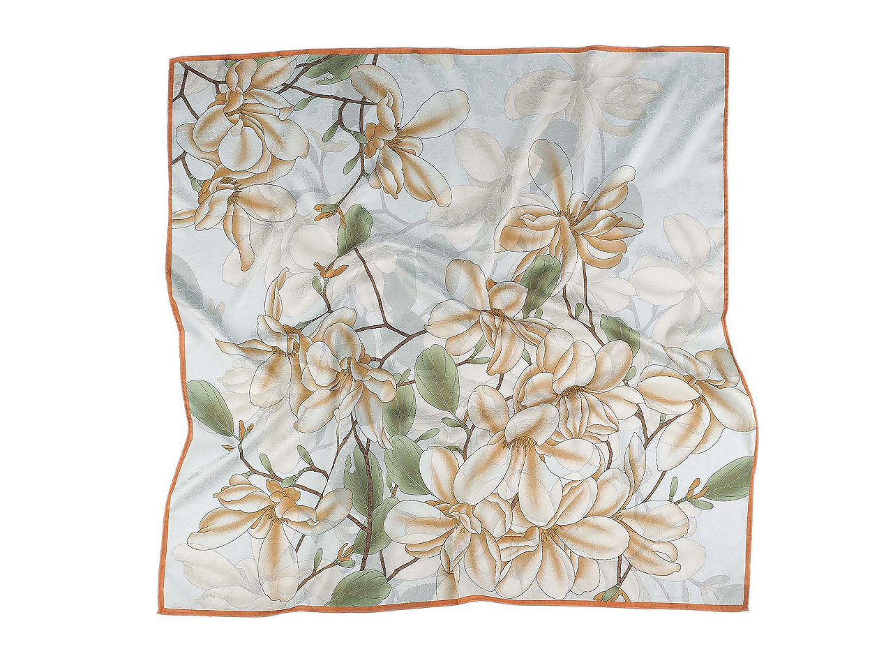 Eșarfă din satin 70x70 cm - Roșu coral (1 Bucată)