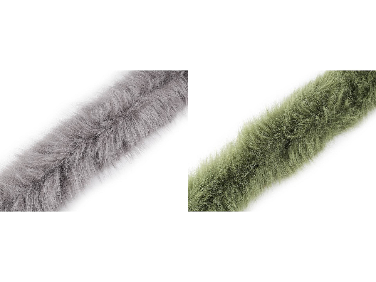 Blana sintetica decorativa rotunda latime 7 cm - Verde (1 Metru)