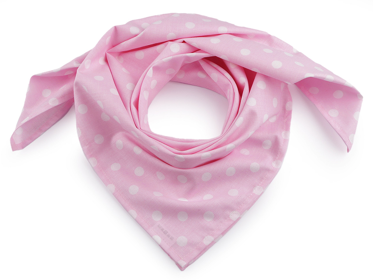 Batic din bumbac cu buline 70x70 cm - Albastru închis (1 Bucată)