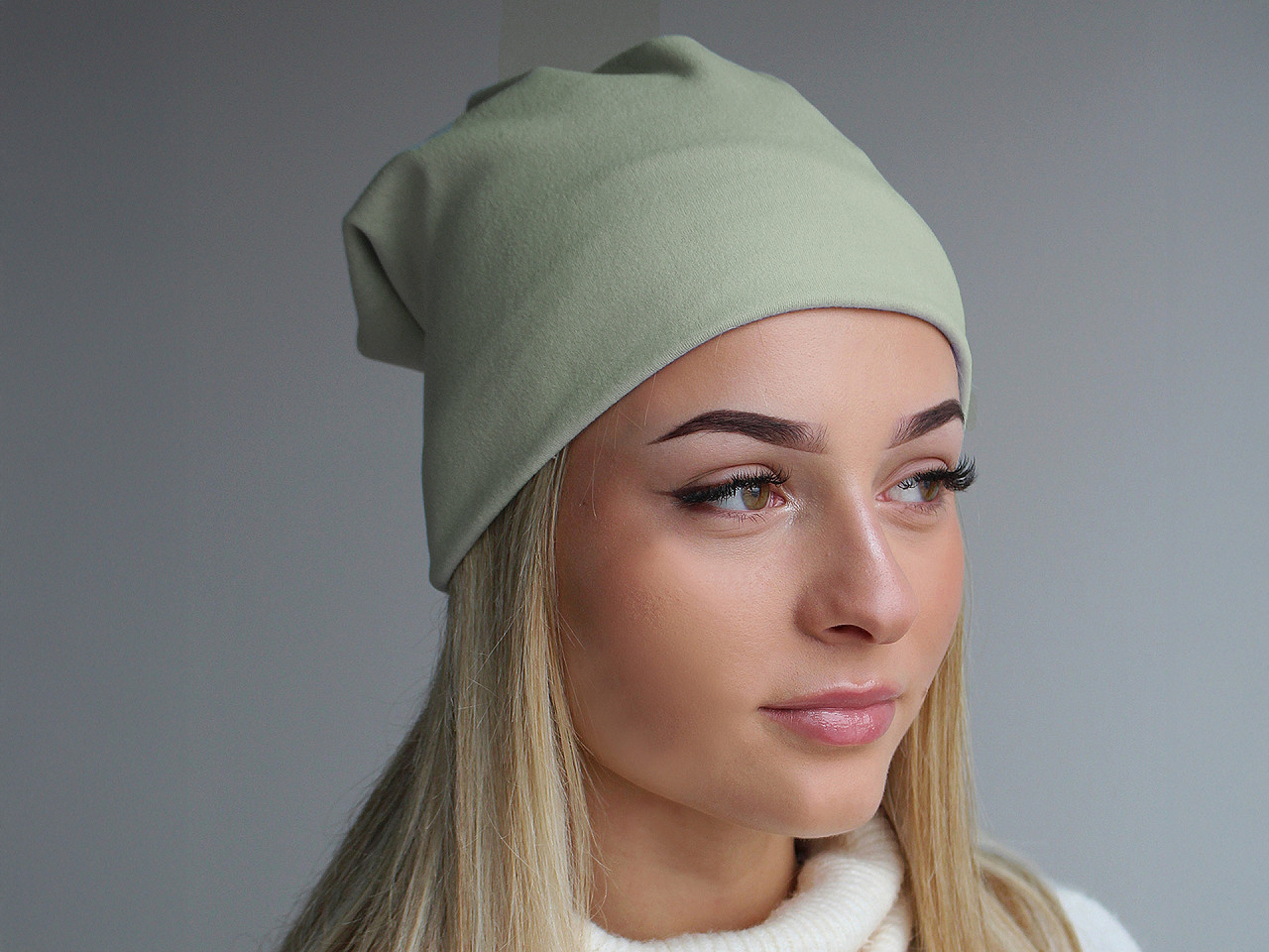 Căculă soft fleece pentru femei/fete - Off white (1 Bucată)