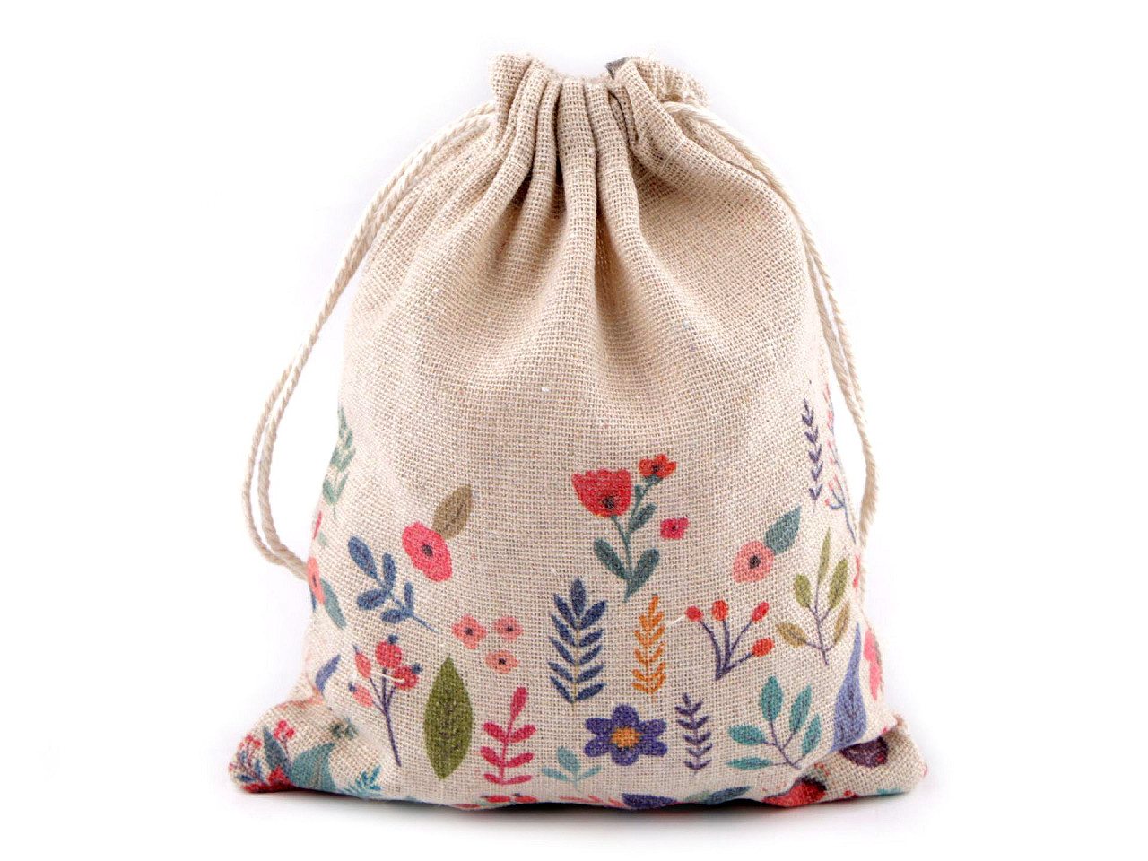 Saculet cadou primavara/paste 13x18 cm - Ecru (20 Bucăți)