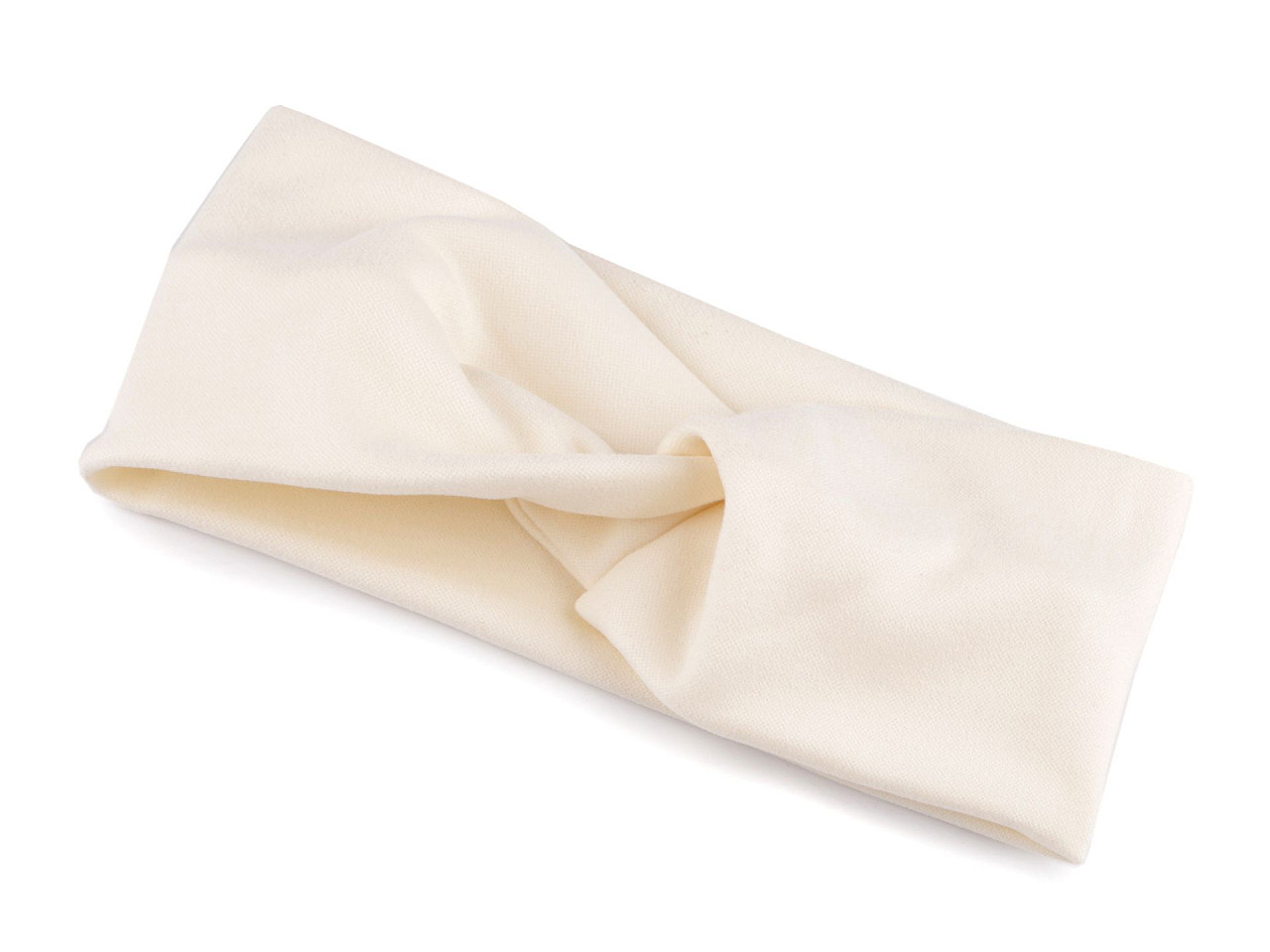 Bentiță de păr soft fleece - Gri neutral (1 Bucată)