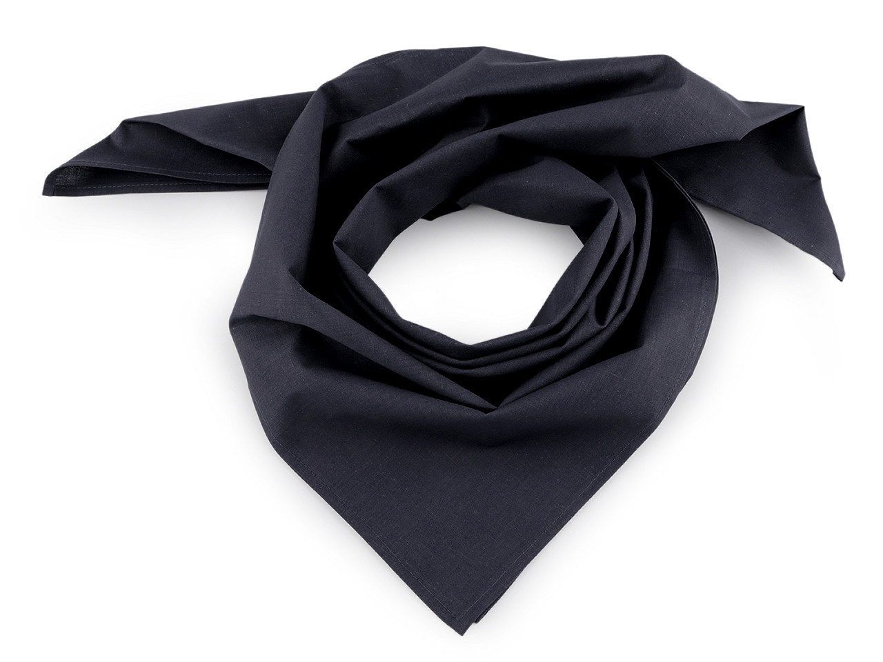 Eșarfă din bumbac, culoare uni, 70x70 cm - Crem deschis (1 Bucată)