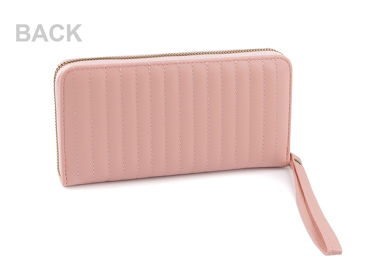 Portofel de dama brodat 10x19 cm - Bej deschis (1 Bucată)