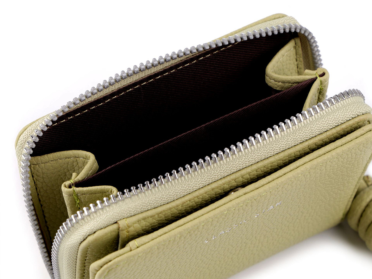 Portofel de dama 9x12 cm - Bej deschis (1 Bucată)