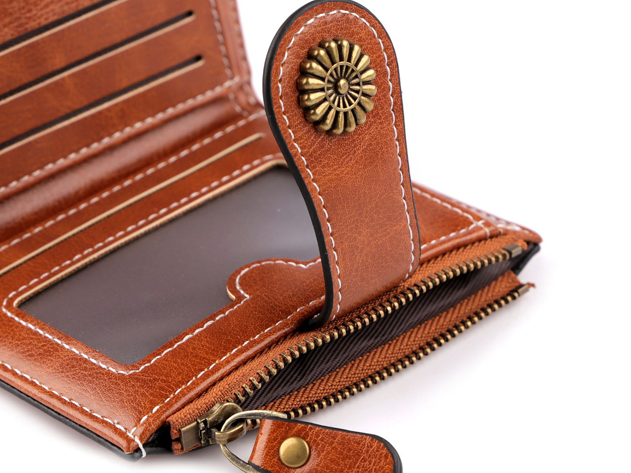 Portofel de dama 9x12 cm - Taupe (1 Bucată)