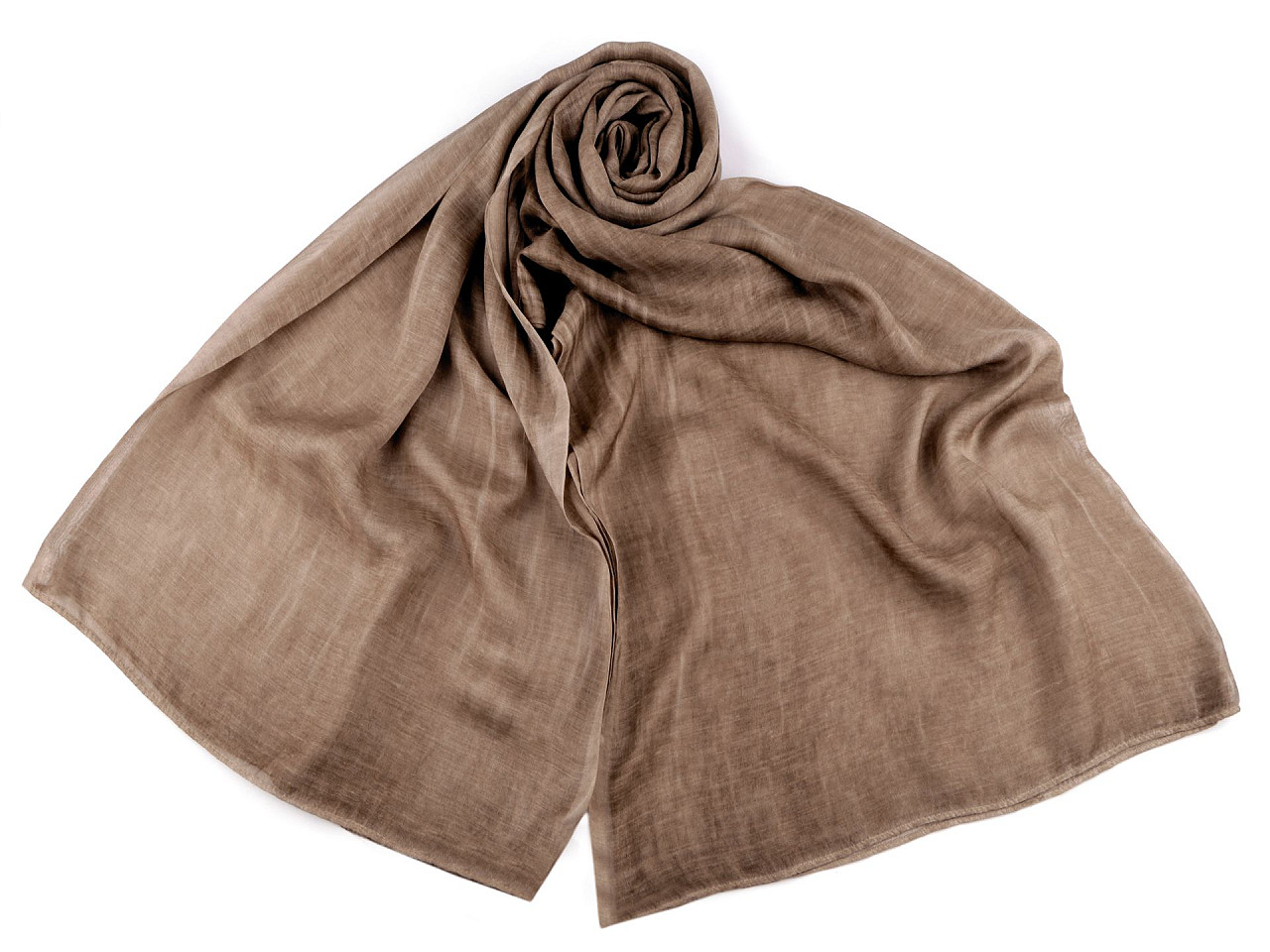 Eșarfă de vară / șal melange viscoză 80x210 cm - Bej (1 Bucată)