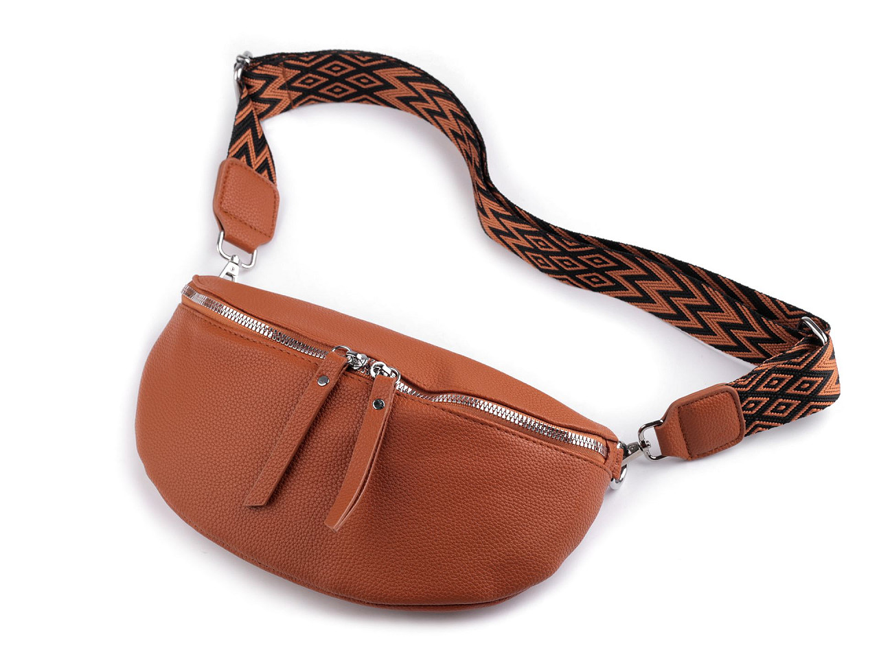 Geanta crossbody 27x18 cm - Gri neutral (1 Bucată)