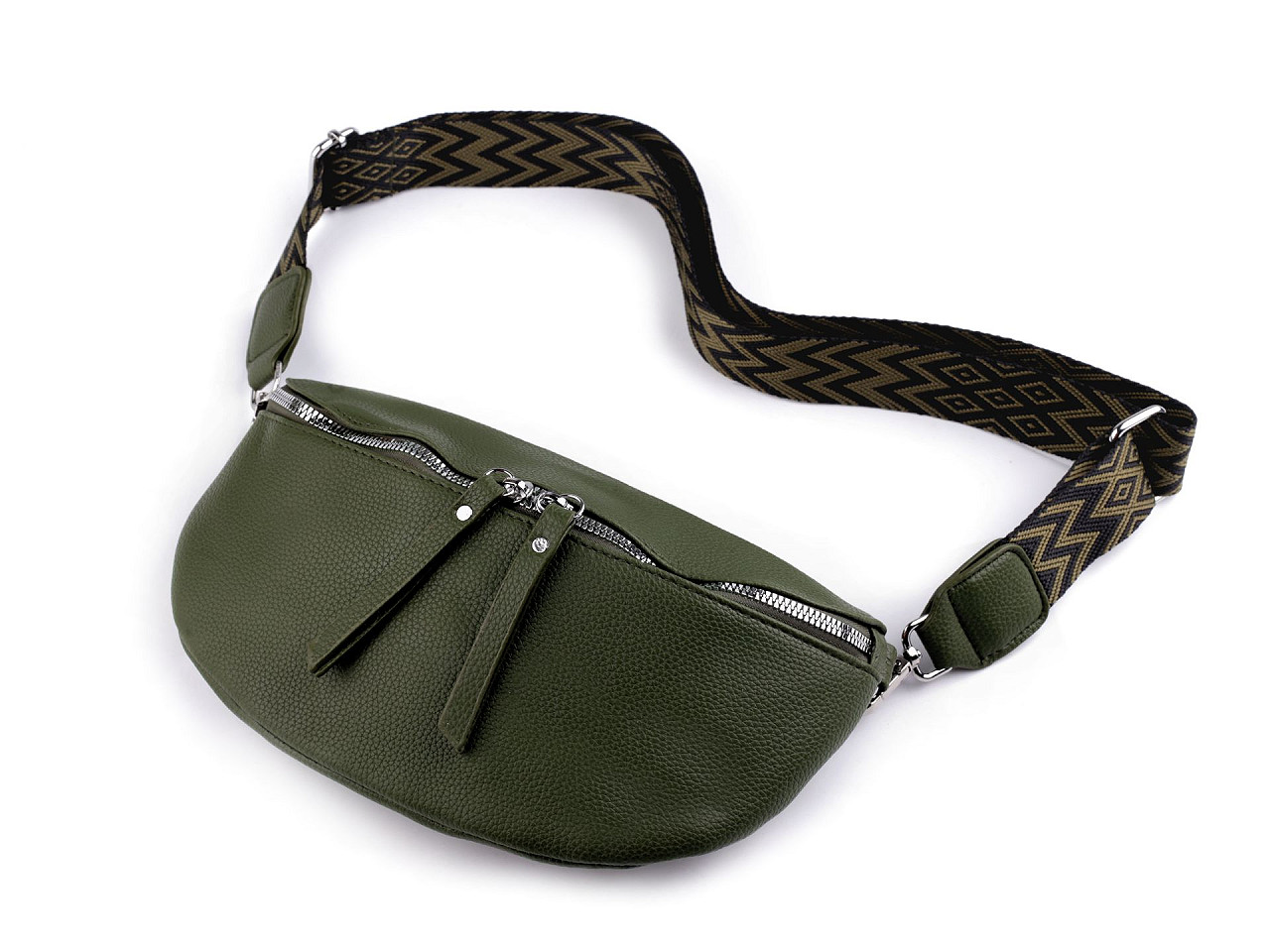 Geanta crossbody 27x18 cm - Gri neutral (1 Bucată)