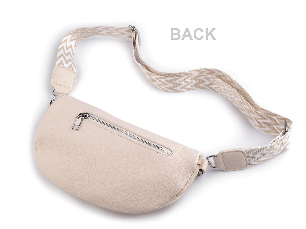 Geanta crossbody 27x18 cm - Gri neutral (1 Bucată)