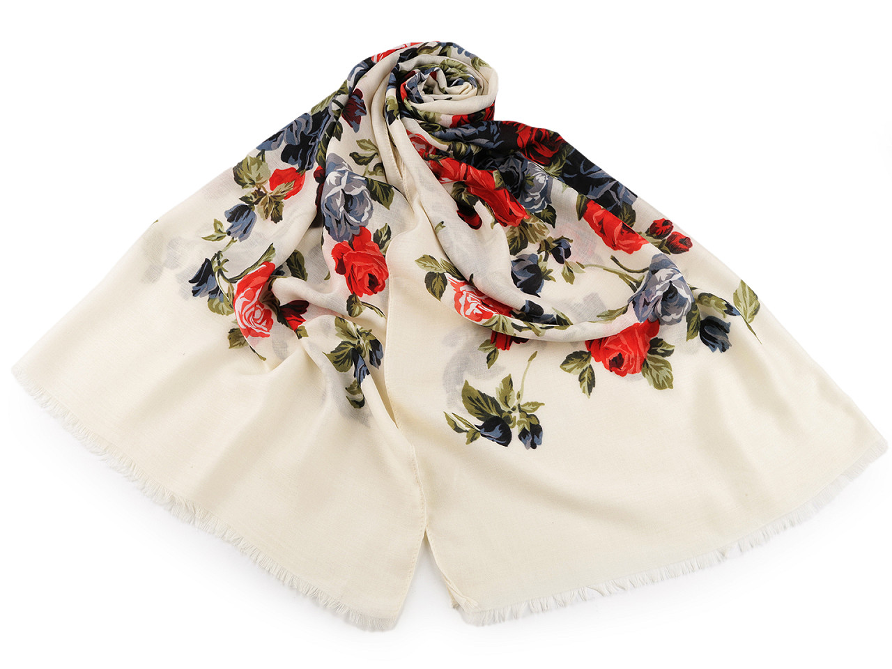 Eșarfă / șal trandafir 80x175 cm - Roșu (1 Bucată)
