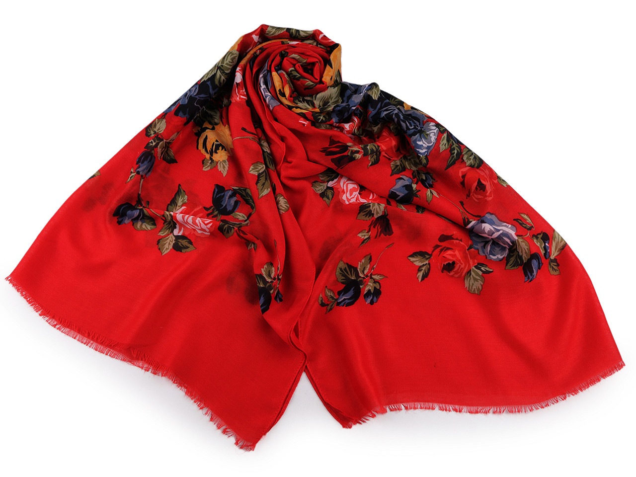 Eșarfă / șal trandafir 80x175 cm - Roșu (1 Bucată)