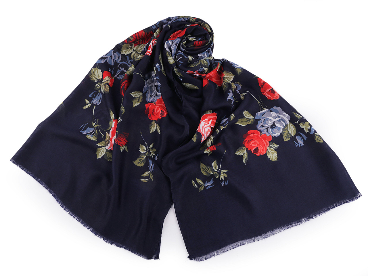 Eșarfă / șal trandafir 80x175 cm - Roșu (1 Bucată)