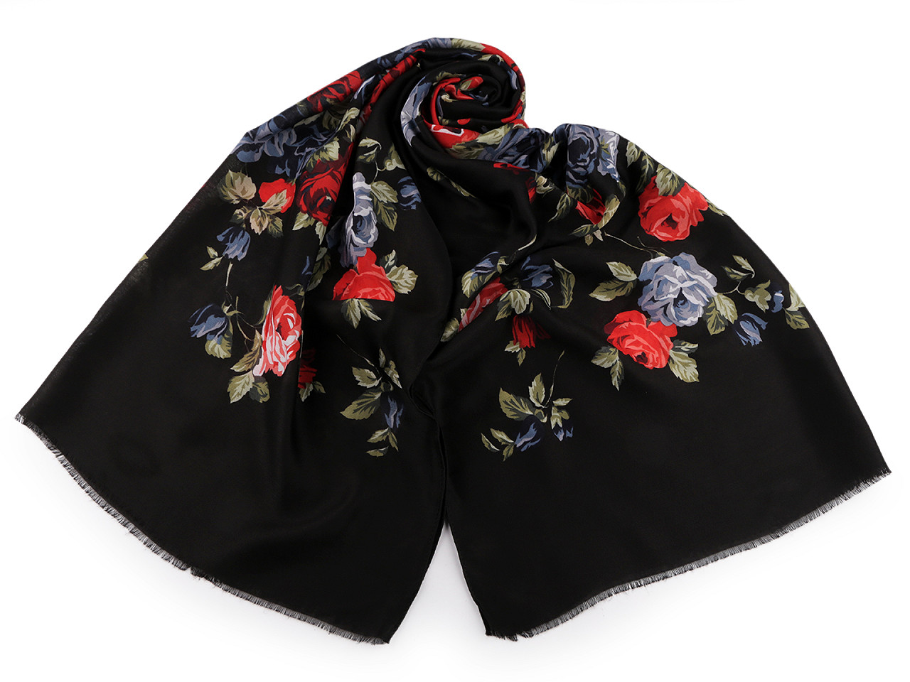 Eșarfă / șal trandafir 80x175 cm - Roșu (1 Bucată)