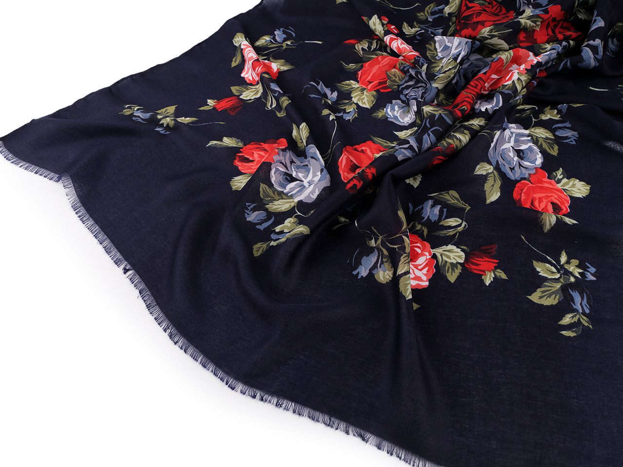 Eșarfă / șal trandafir 80x175 cm - Roșu (1 Bucată)