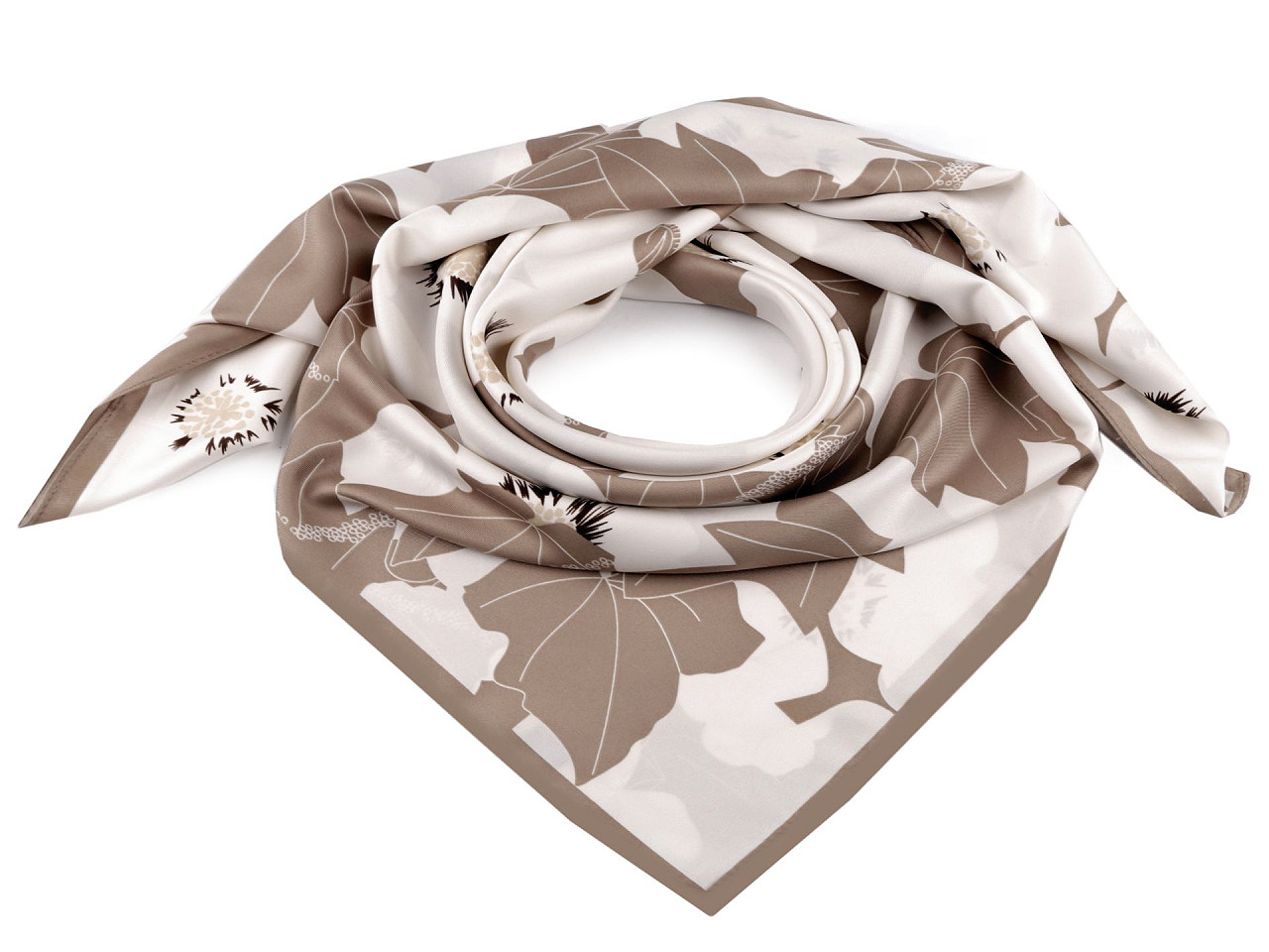Eșarfă din satin 90x90 cm - Roz vintage (1 Bucată)