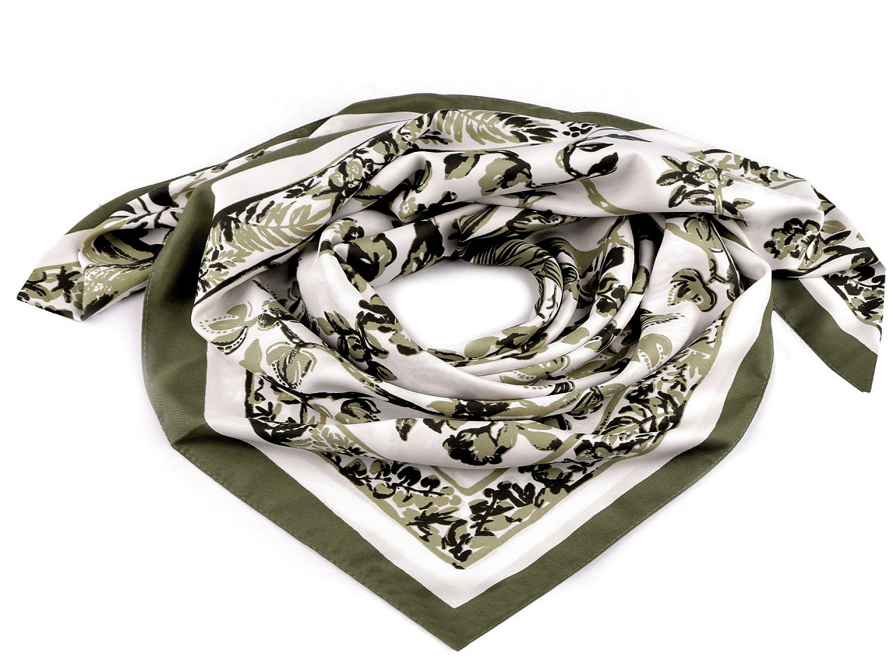 Eșarfă din satin 90x90 cm - Bej (1 Bucată)