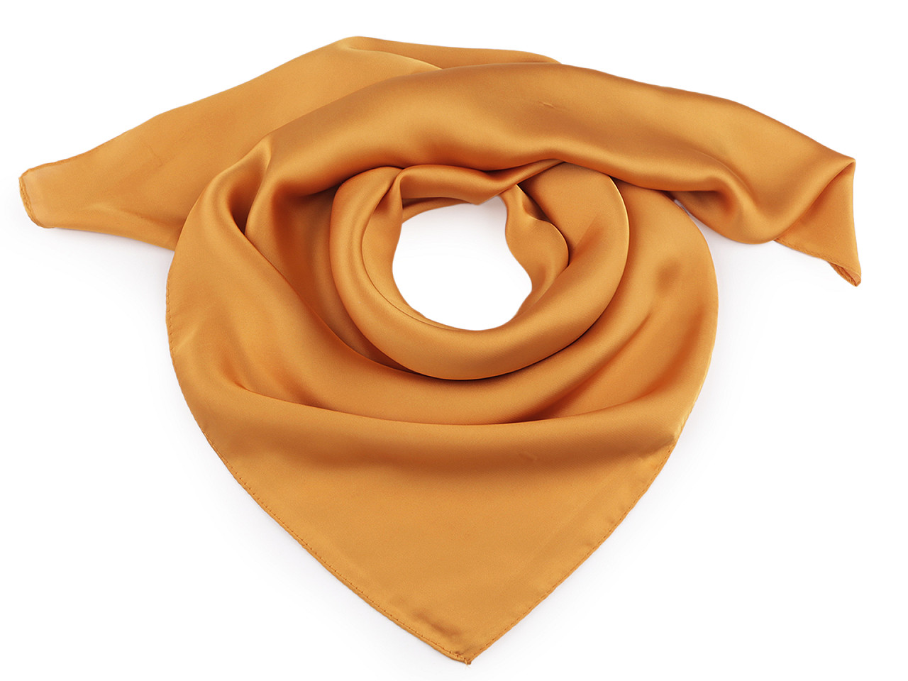 Eșarfă din satin, culoare uni, 70x70 cm - Roz vintage (1 Bucată)