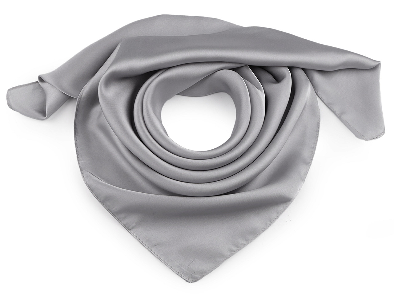 Eșarfă din satin, culoare uni, 70x70 cm - Roz vintage (1 Bucată)