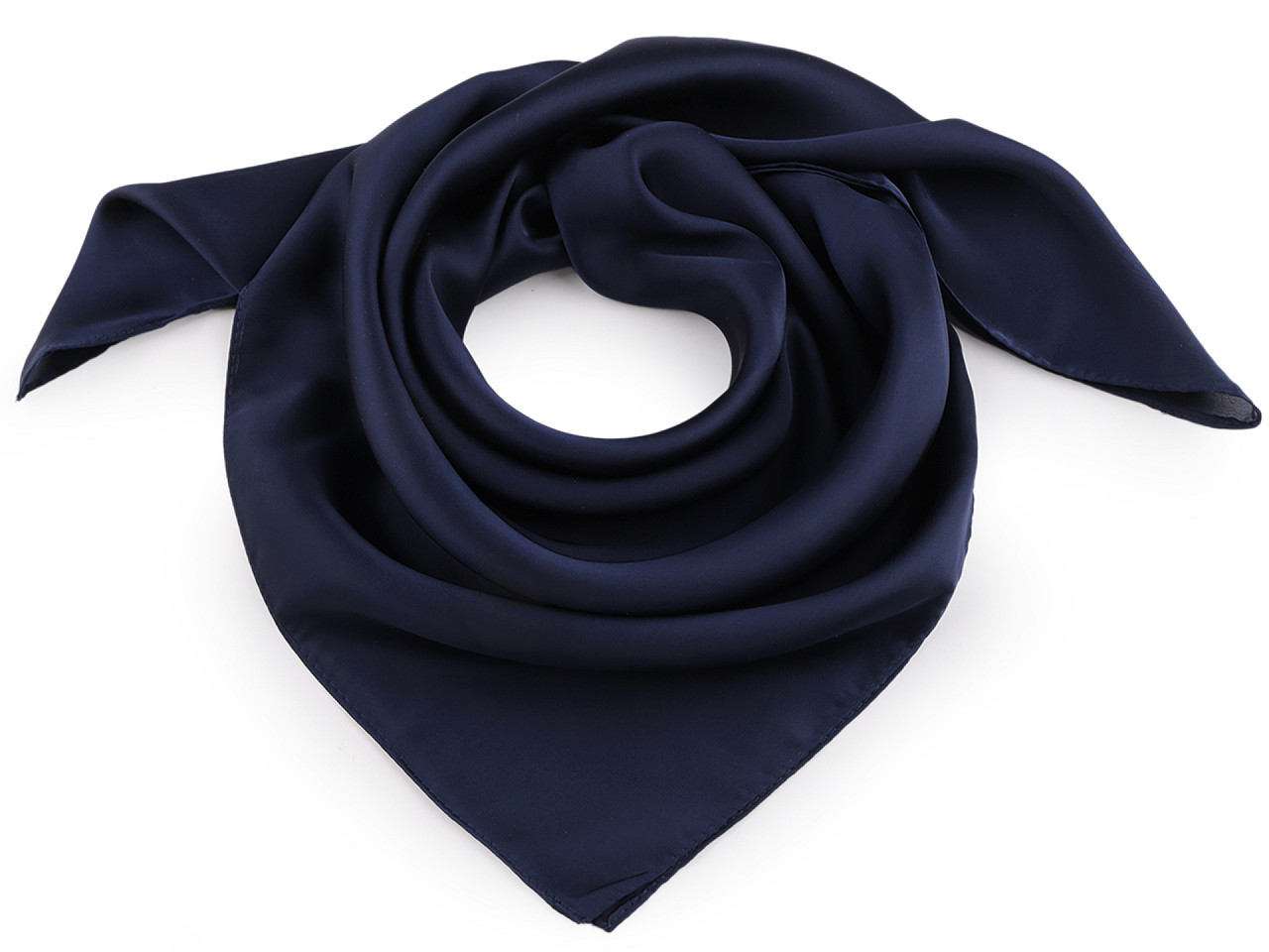 Eșarfă din satin, culoare uni, 70x70 cm - Roz vintage (1 Bucată)