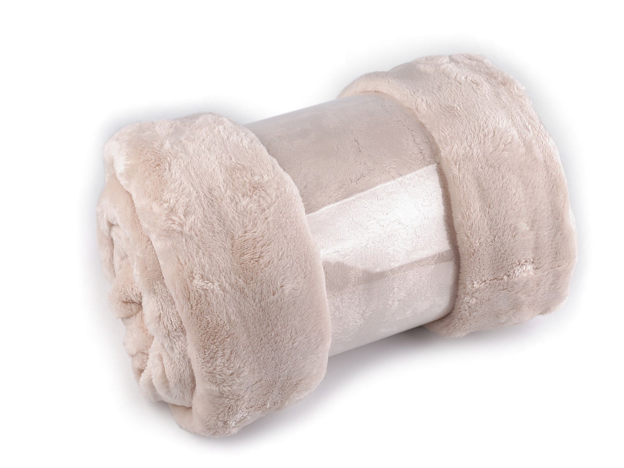 Pătură din fleece bubble 150x200 cm - Bej deschis (1 Bucată)