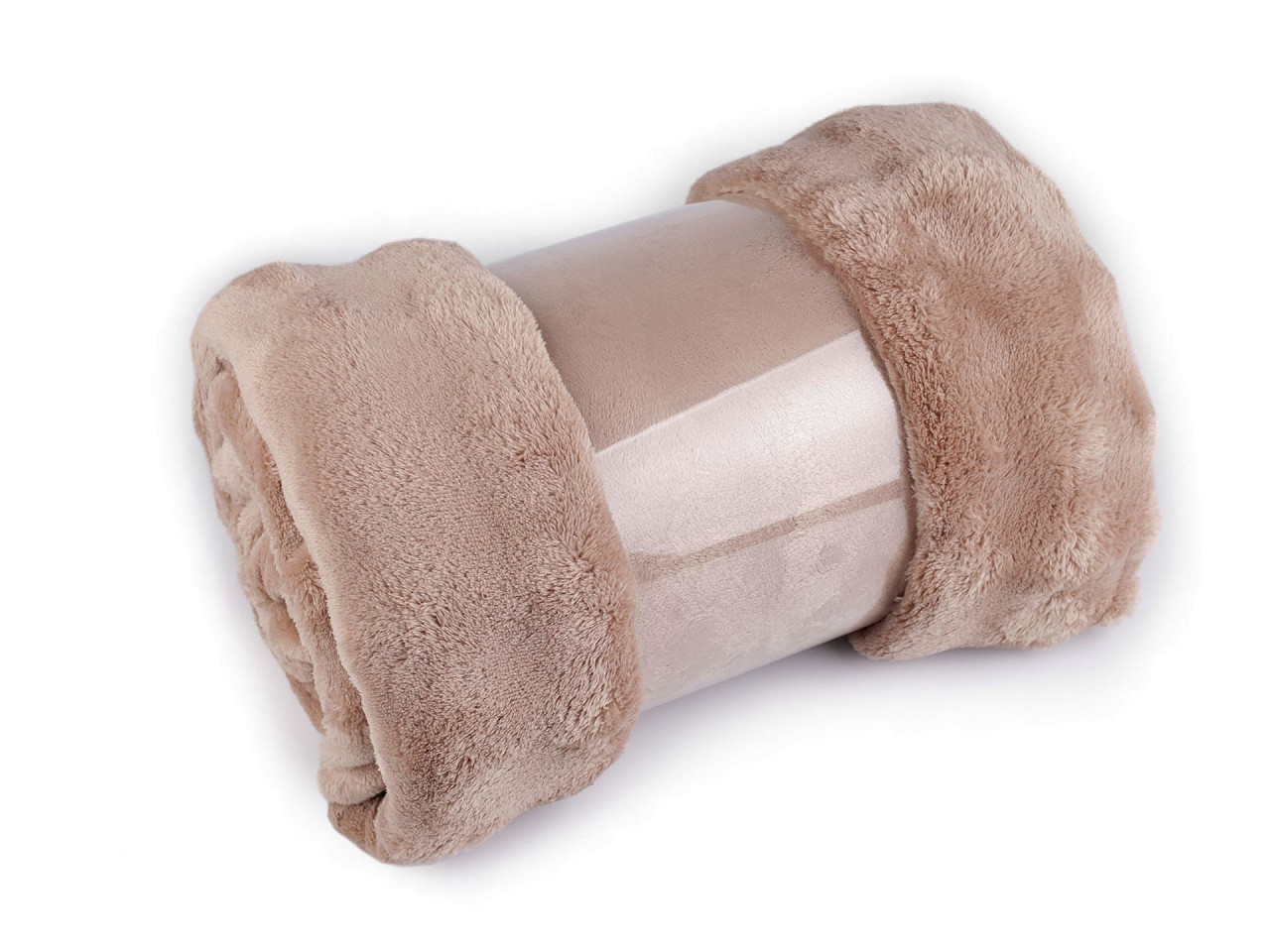 Pătură din fleece bubble 150x200 cm - Bej deschis (1 Bucată)