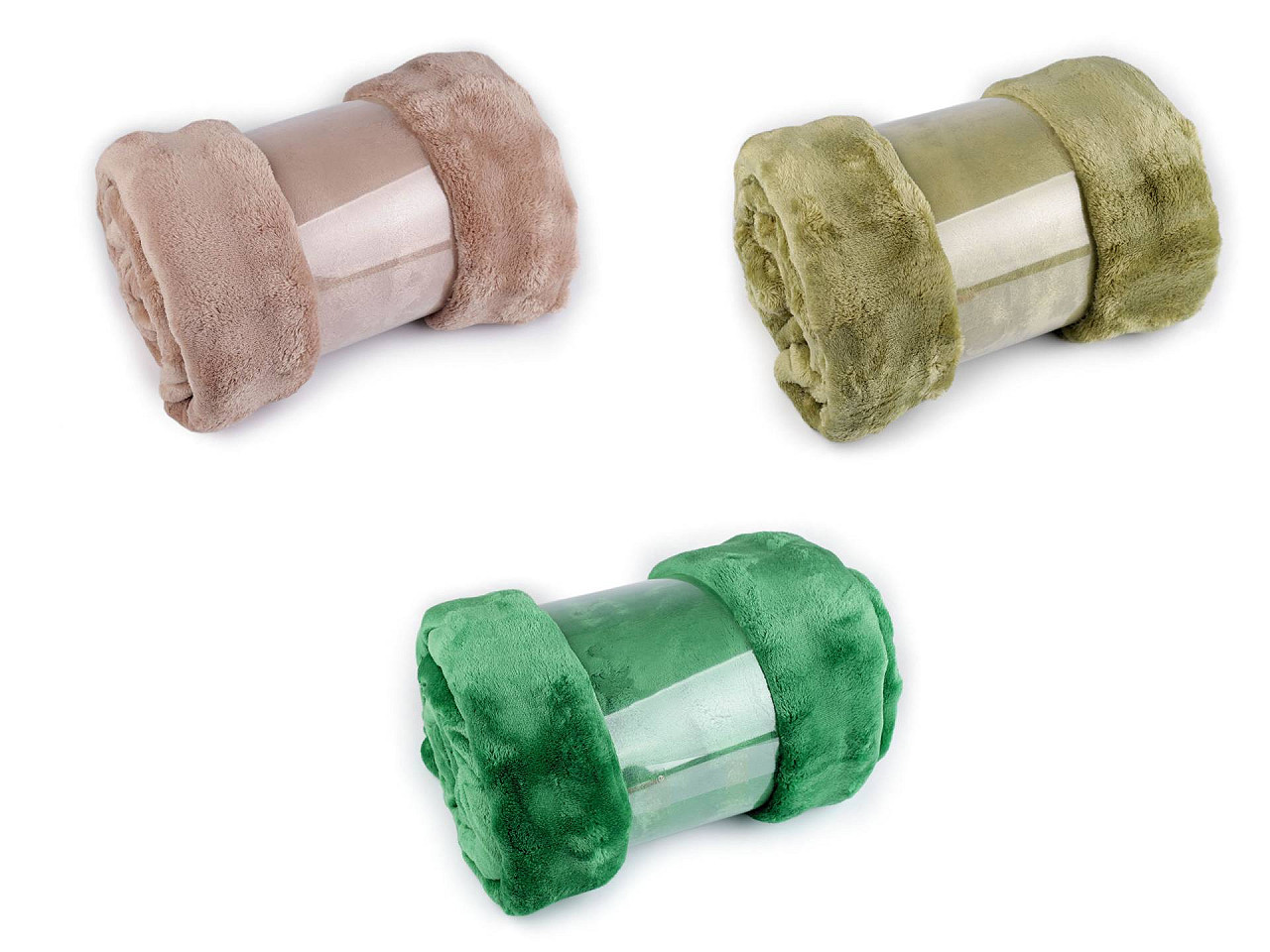 Pătură din fleece bubble 150x200 cm - Bej deschis (1 Bucată)