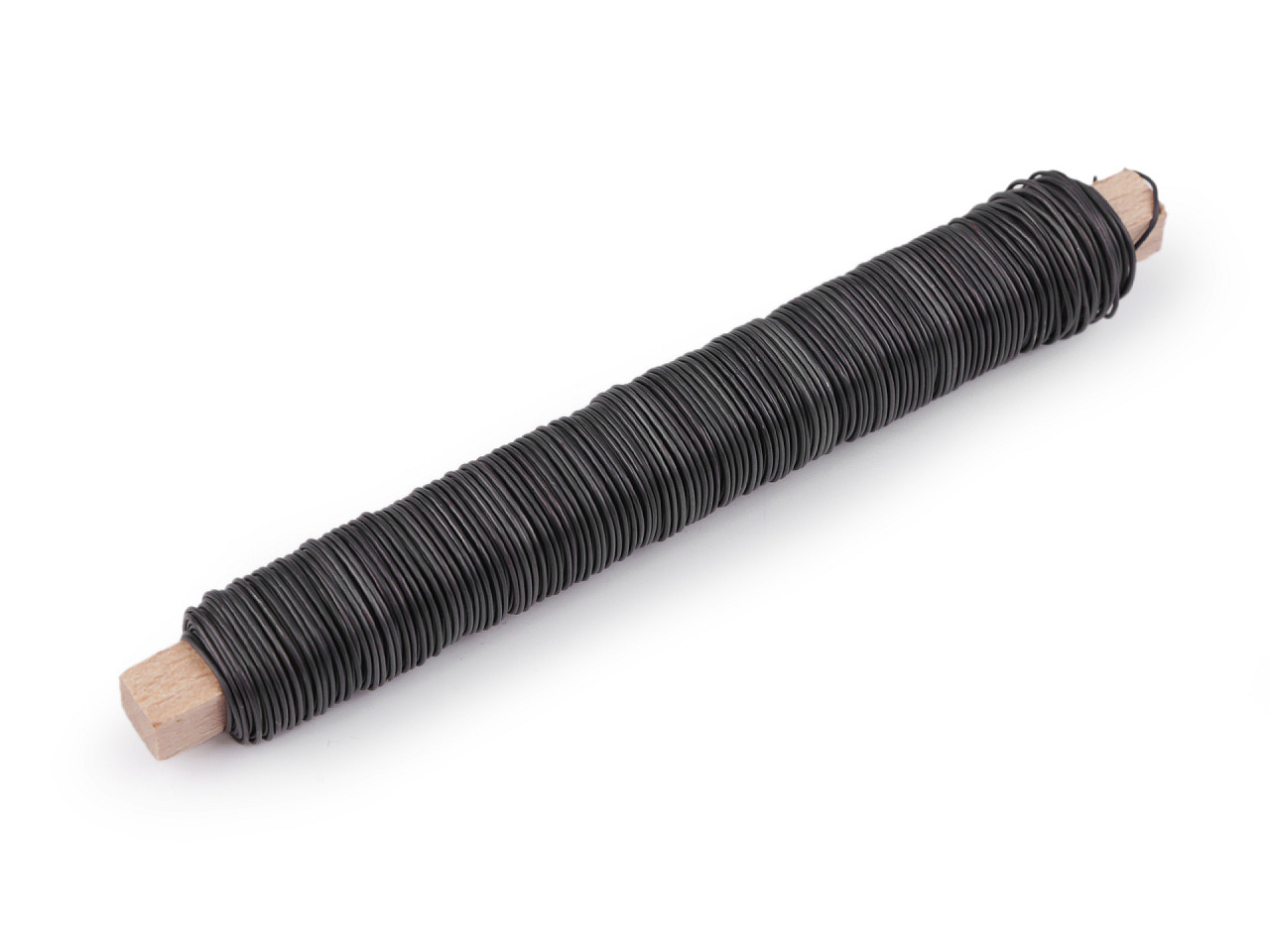 Sârmă floristică, ø0,65 mm 100 g - Negru (1 Bucată)