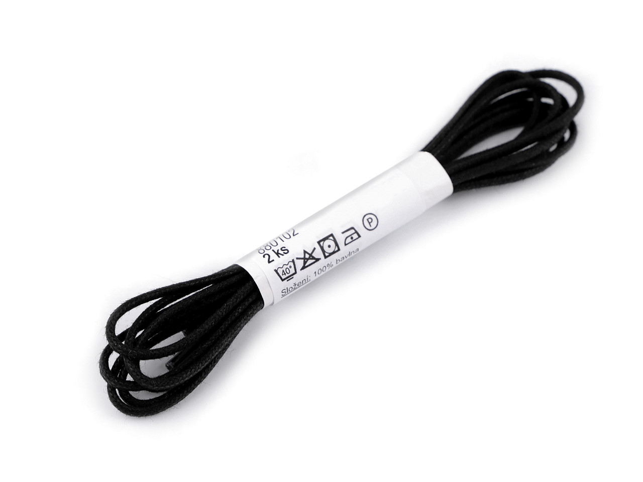 Sireturi 60; 70; 80; 90 cm - Negru (2 Bucăți)