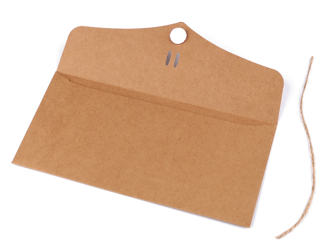 Plic de hârtie natural 11x22 cm - Maro natural (1 Bucată)