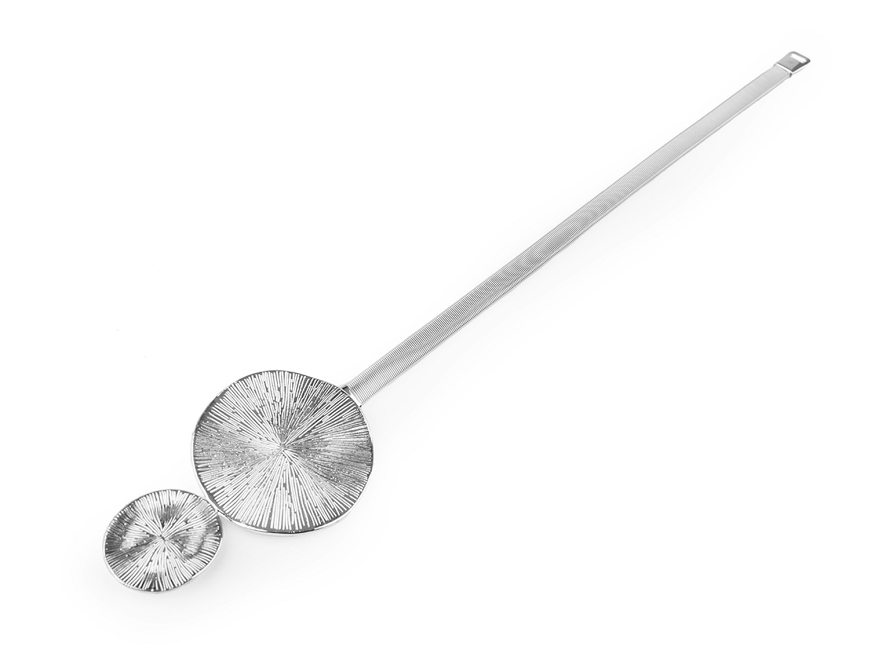 Șnur metalic pentru draperii - Nichel (1 Bucată)