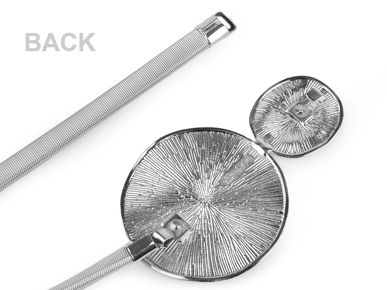 Șnur metalic pentru draperii - Nichel (1 Bucată)