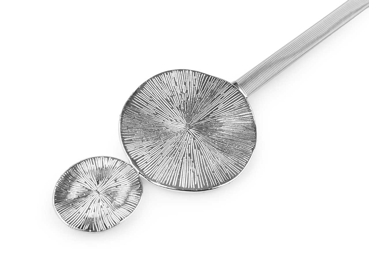 Șnur metalic pentru draperii - Nichel (1 Bucată)