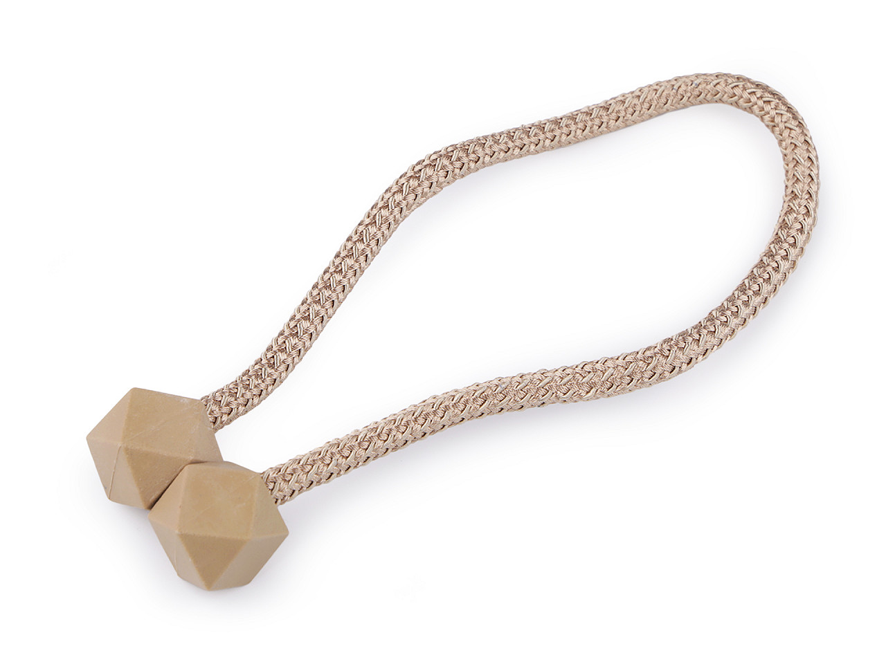 Magneți decorativi pentru perdele și draperii - Bej (2 Bucăți)