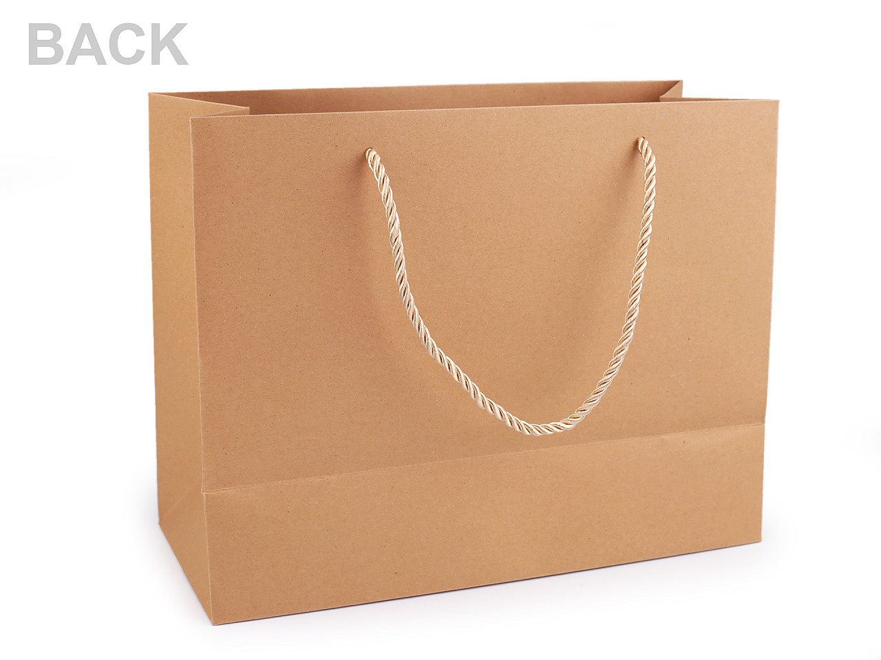 Pungă de hârtie natural cu fereastră - Maro natural (10 Bucăți)