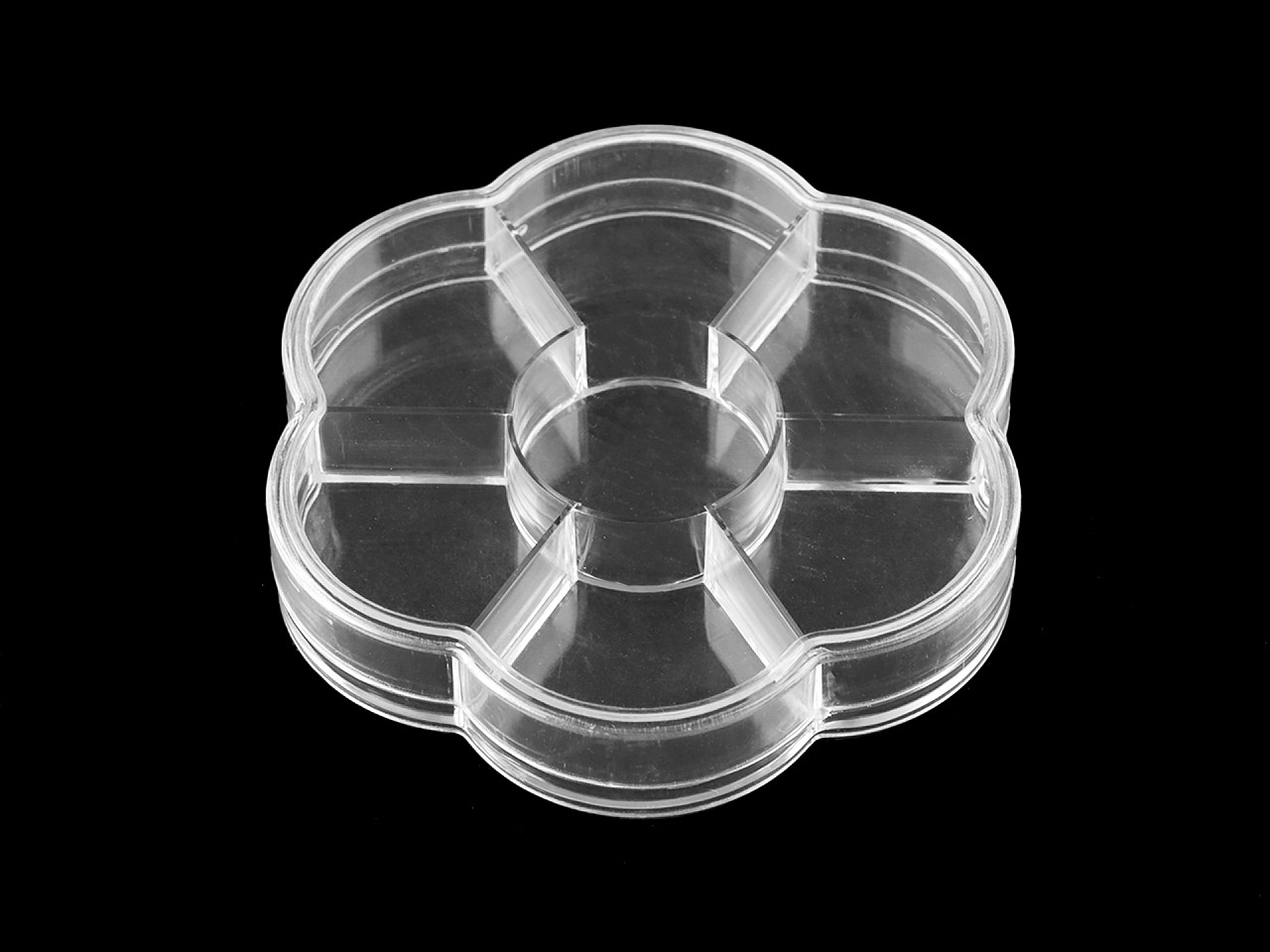 Cutie plastic  ø10 cm - Transparent (1 Bucată)