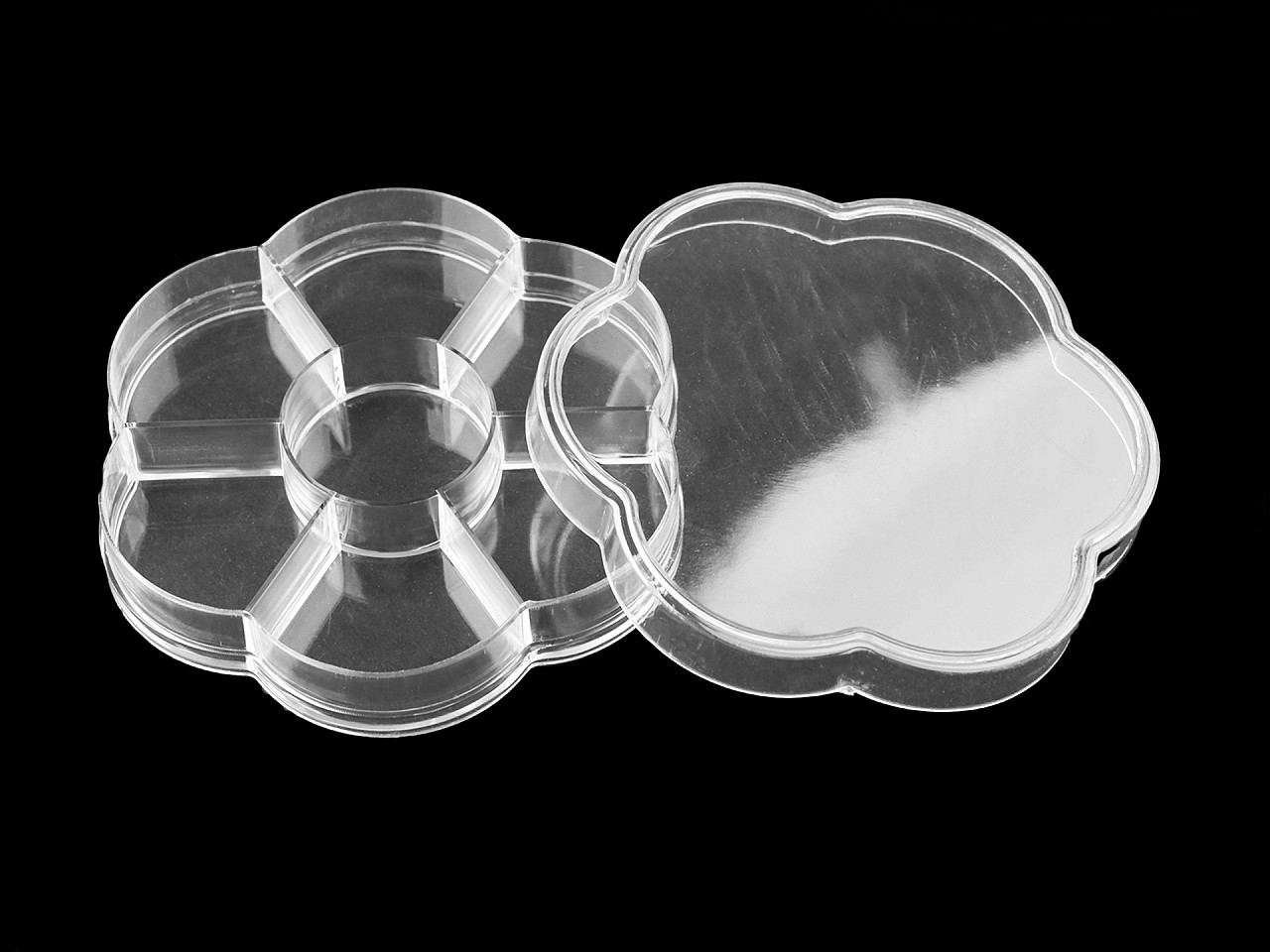 Cutie plastic  ø10 cm - Transparent (1 Bucată)