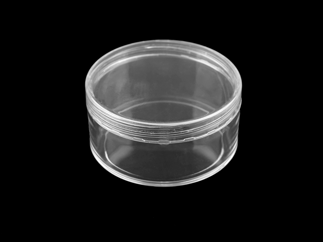 Cutie din plastic 6,8x3,4 cm - Transparent (6 Bucăți)