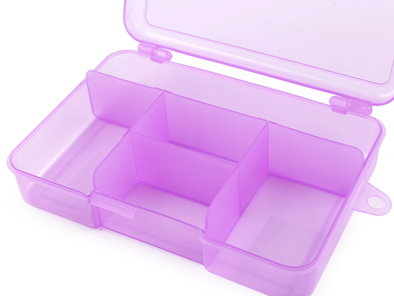 Cutie / organizator din plastic 3,3x9,5x14,5 cm - Transparent (1 Bucată)
