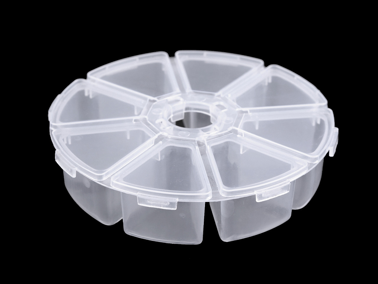 Cutie / organizator din plastic ø10 cm - Transparent (20 Bucăți) Cutie / organizator din plastic ø10 cm - Transparent (20 Bucăți)