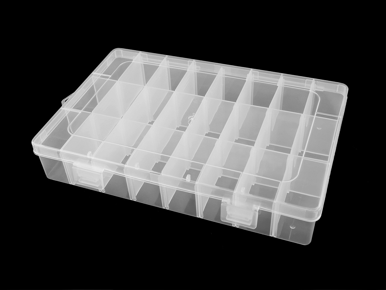 Cutie / organizator din plastic 13x19,5x3,6 cm - Transparent (1 Bucată)