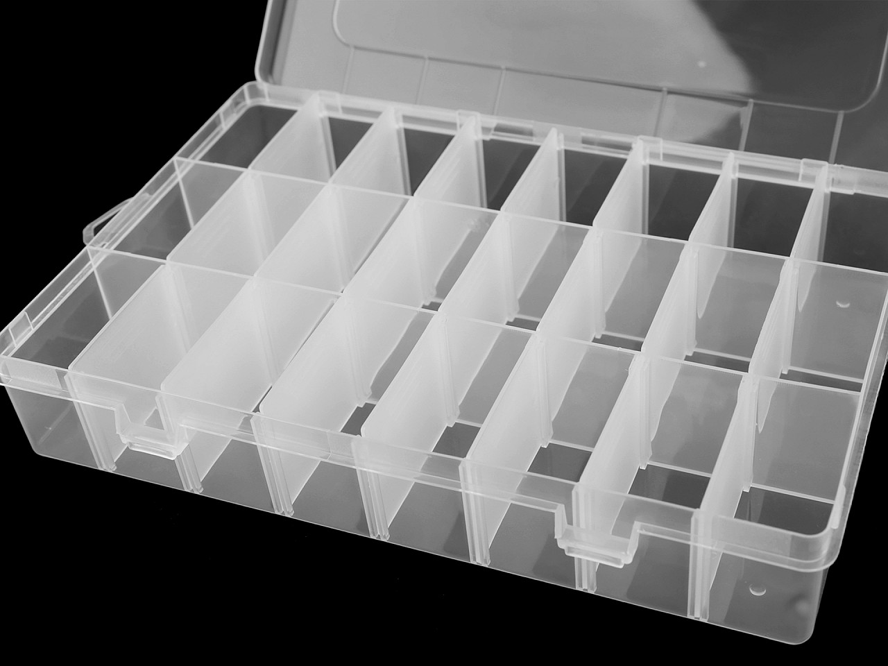 Cutie / organizator din plastic 13x19,5x3,6 cm - Transparent (1 Bucată)