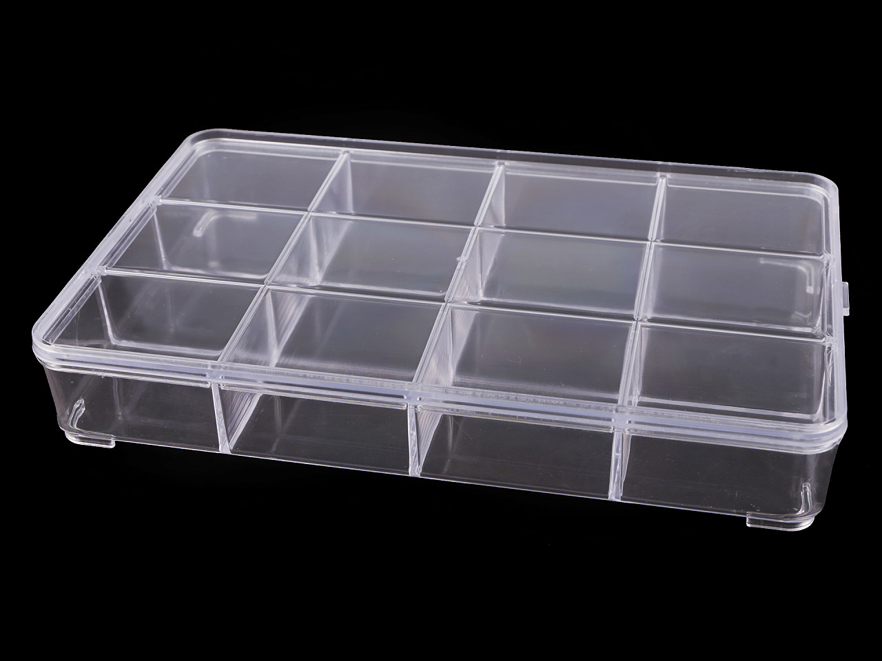 Cutieb / organizator din plastic 15x23x3,4 cm - Transparent (1 Bucată)