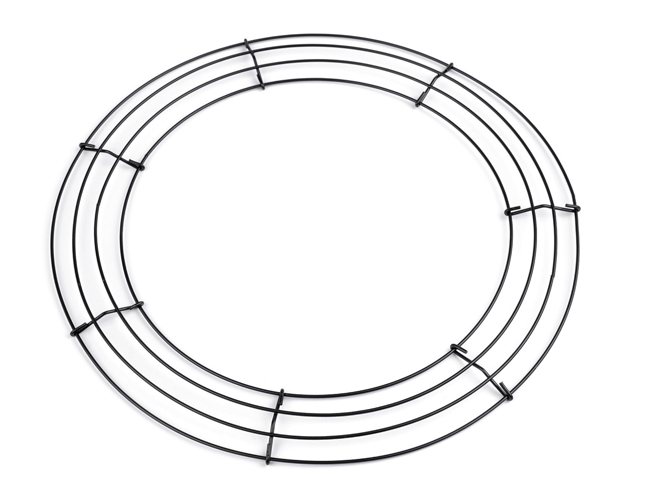 Baza de sarma pentru coroana ø35 cm - Negru (1 Bucată)