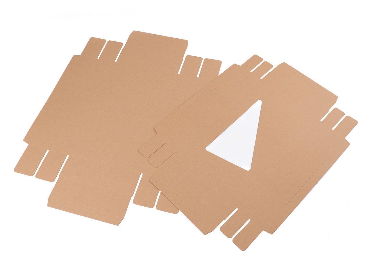 Cutie cu fereastră - Maro natural (1 Bucată)