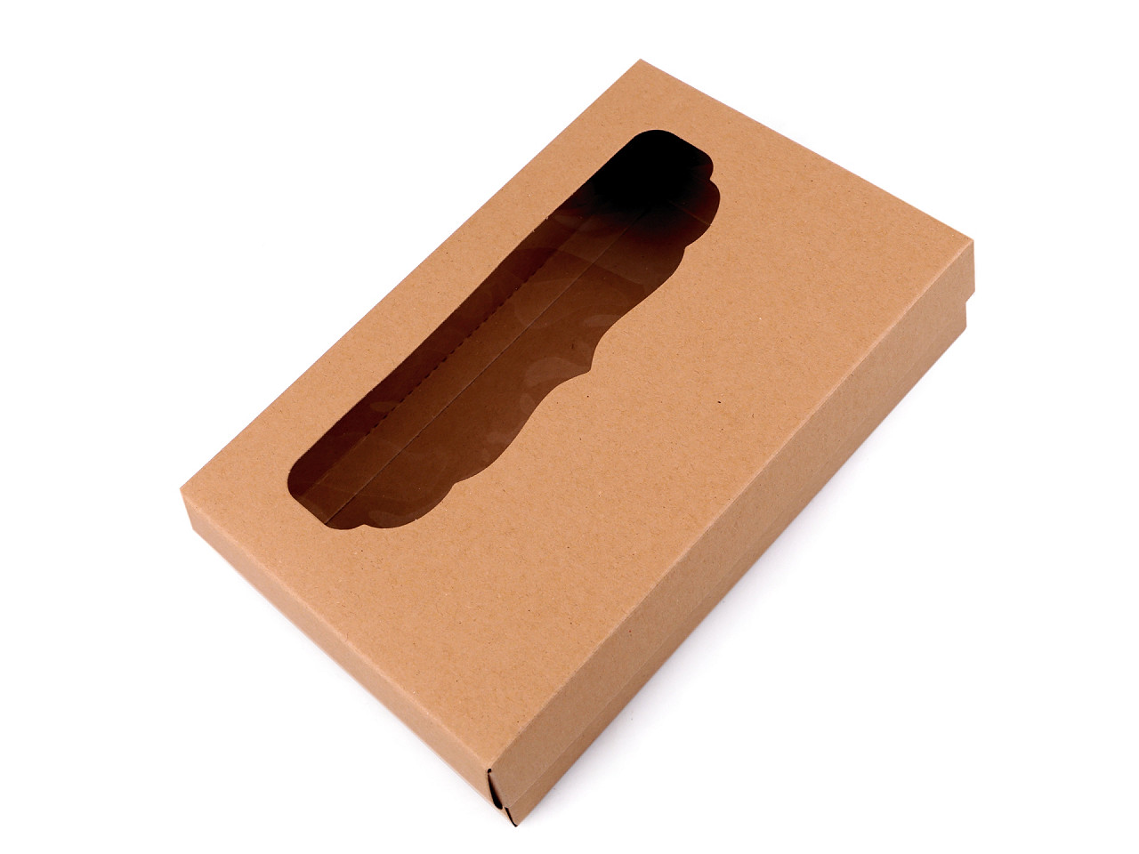 Cutie cu fereastră - Alb (10 Bucăți)