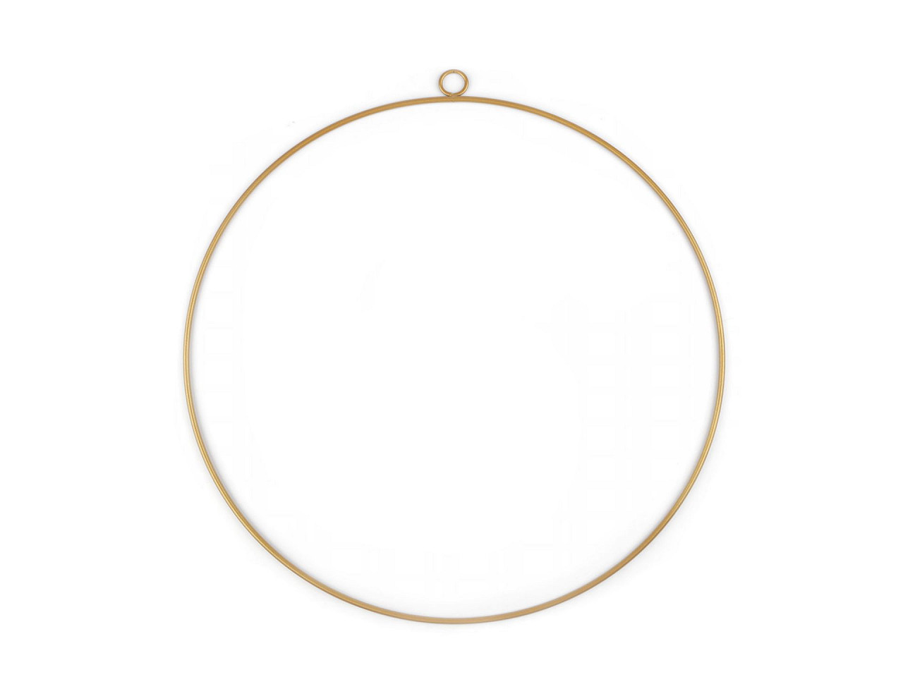 Cerc metalic ø25 cm - Alb (1 Bucată)