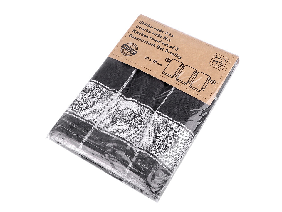 Prosop din bumbac 50x70 cm - Teracota (3 Bucăți)