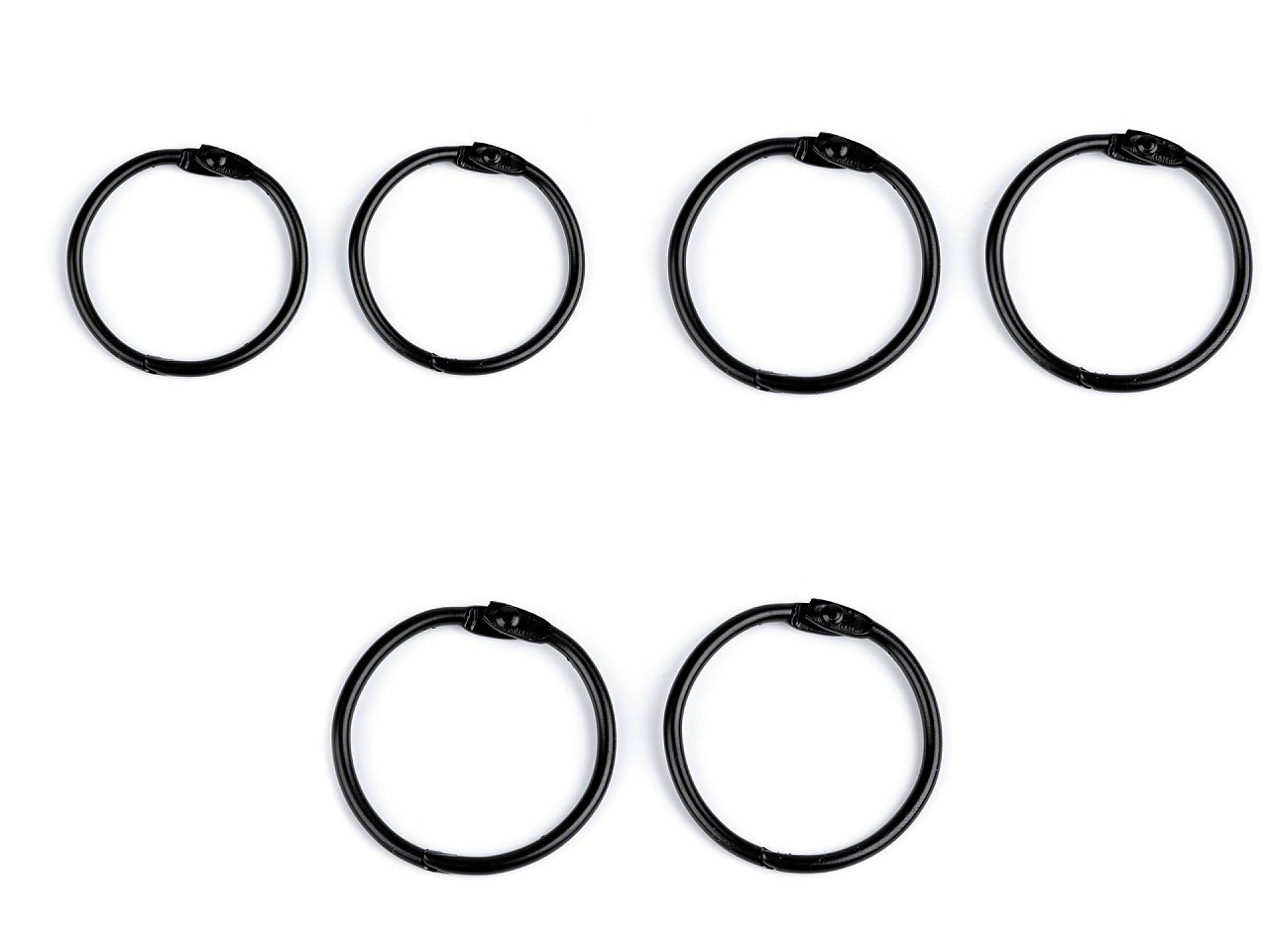 Inel de legatorie carti / dosare - Lac negru (20 Bucăți)